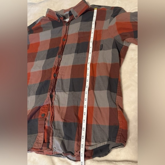 Men’s Columbia Plaid Flannel Button Up Shirt Men’s Medium - Picture 4 of 7